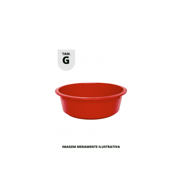 BACIA - MAGICPLASTIC - G PLASTICA CANELADA - CX24